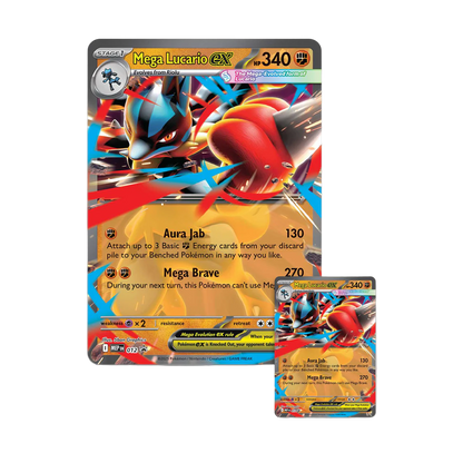 Pokemon TCG - Mega Evolution - Mega Lucario ex Figure Collection Box