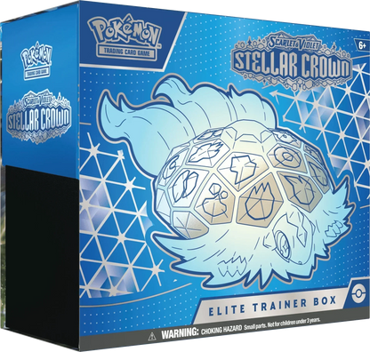 Pokemon TCG - Scarlet & Violet - Stellar Crown - Display Case (10x Elite Trainer Boxes)