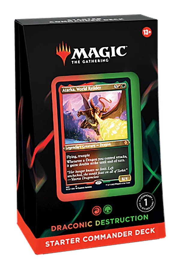 Magic: The Gathering - Evergreen Starter Commander Decks 2022 - Draconic Destruction