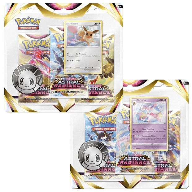 Pokemon TCG - Sword & Shield - Astral Radiance - 3-Pack Blisters