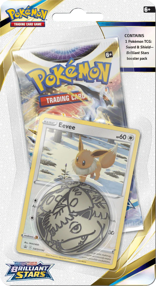 Pokemon TCG - Sword & Shield - Brilliant Stars - Checklane Blister Packs