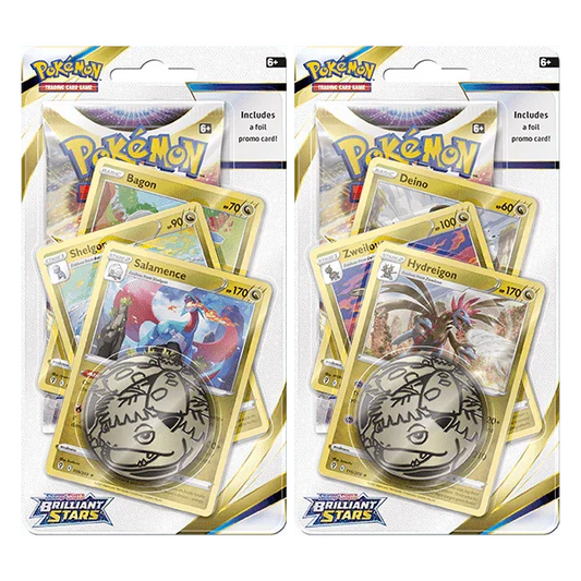 Pokemon TCG - Sword & Shield - Brilliant Stars - Checklane Blister Packs