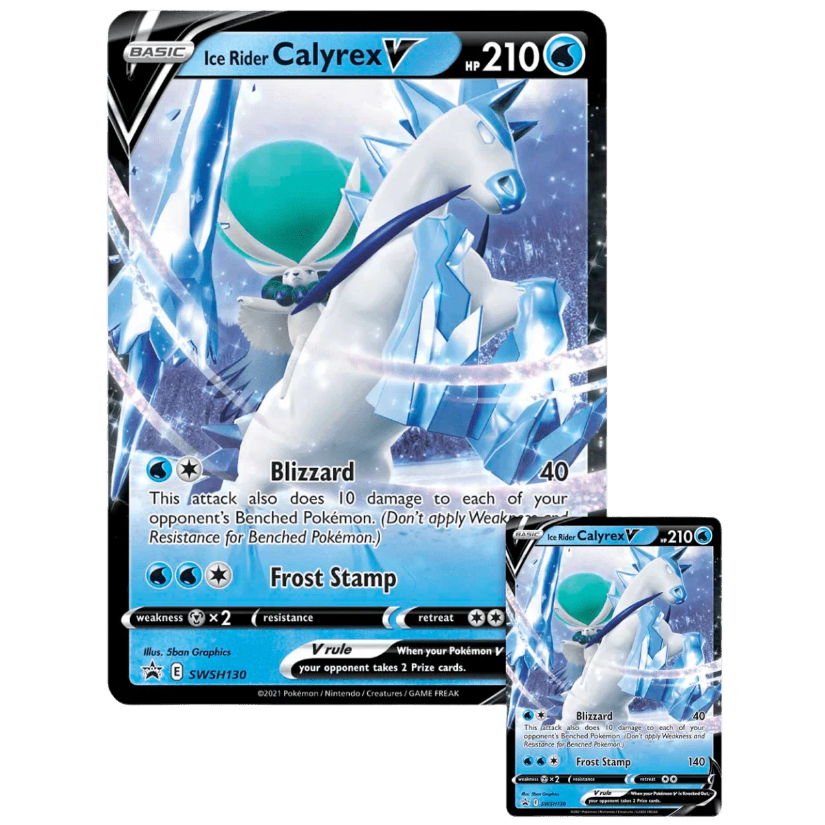 Pokemon TCG - Sword & Shield - Calyrex V Collection Box - Ice Rider