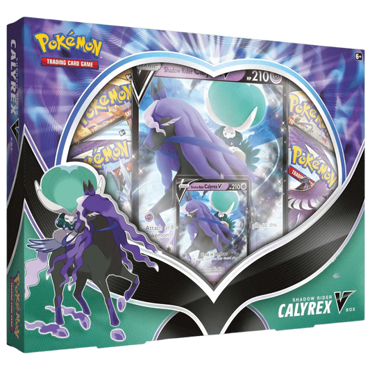 Pokemon TCG - Sword & Shield - Calyrex V Collection Box - Shadow Rider