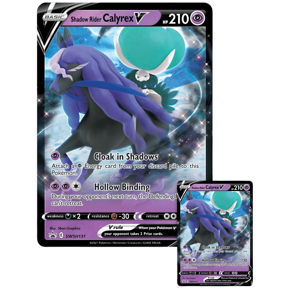 Pokemon TCG - Sword & Shield - Calyrex V Collection Box - Shadow Rider
