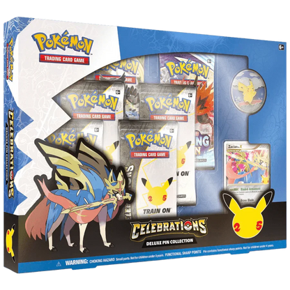 Pokemon TCG - Sword & Shield - Celebrations - Deluxe Pin Collection Box