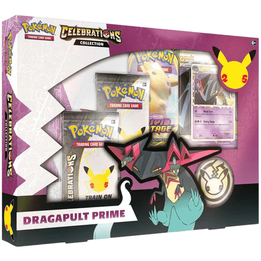 Pokemon TCG - Sword & Shield - Celebrations - Dragapult Prime Collection Box
