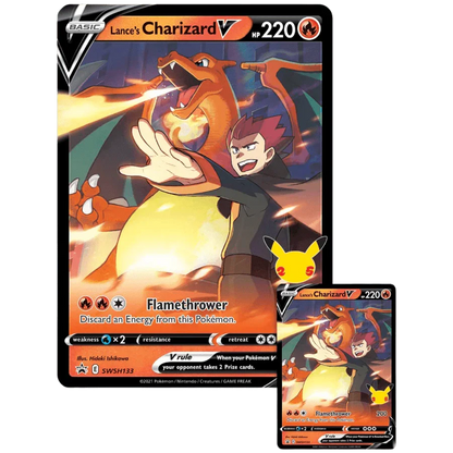 Pokemon TCG - Sword & Shield - Celebrations - Lance's Charizard Collection Box