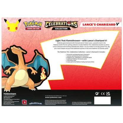Pokemon TCG - Sword & Shield - Celebrations - Lance's Charizard Collection Box