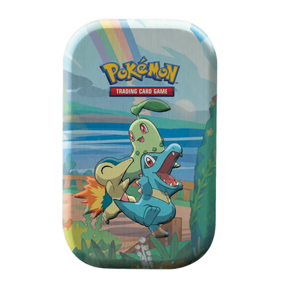 Pokemon TCG - Sword & Shield - Celebrations - Mini Tin - Chikorita, Cyndaquil & Totodile