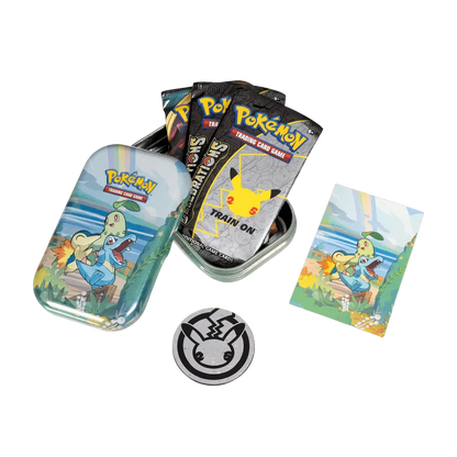 Pokemon TCG - Sword & Shield - Celebrations - Mini Tin - Chikorita, Cyndaquil & Totodile