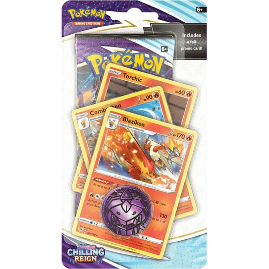 Pokemon TCG - Sword & Shield - Chilling Reign - Premium Checklane Blister Pack - Blaziken