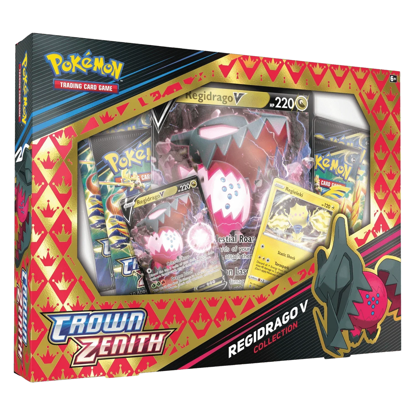 Pokemon TCG - Sword & Shield - Crown Zenith - Regidrago V Collection Box