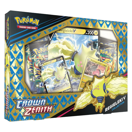 Pokemon TCG - Sword & Shield - Crown Zenith - Regieleki V Collection Box