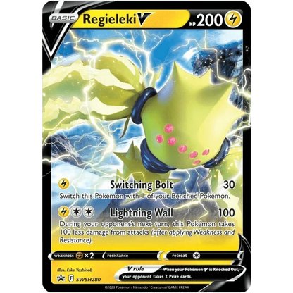 Pokemon TCG - Sword & Shield - Crown Zenith - Regieleki V Collection Box