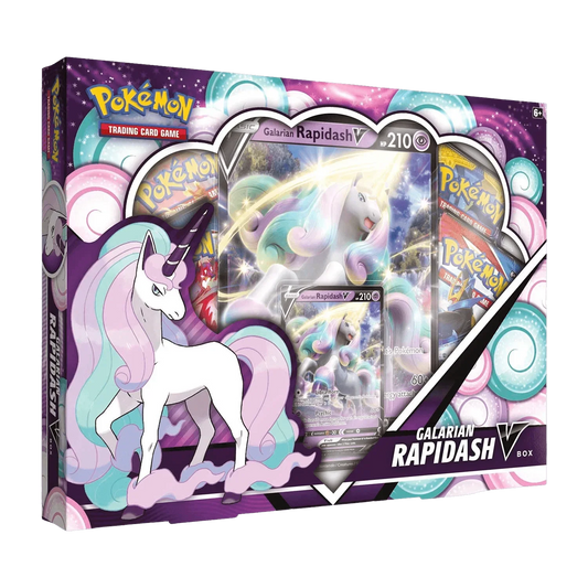 Pokemon TCG - Sword & Shield - Galarian Rapidash V Collection Box