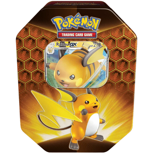 Pokemon TCG - Sun & Moon - Hidden Fates Tin - Raichu GX