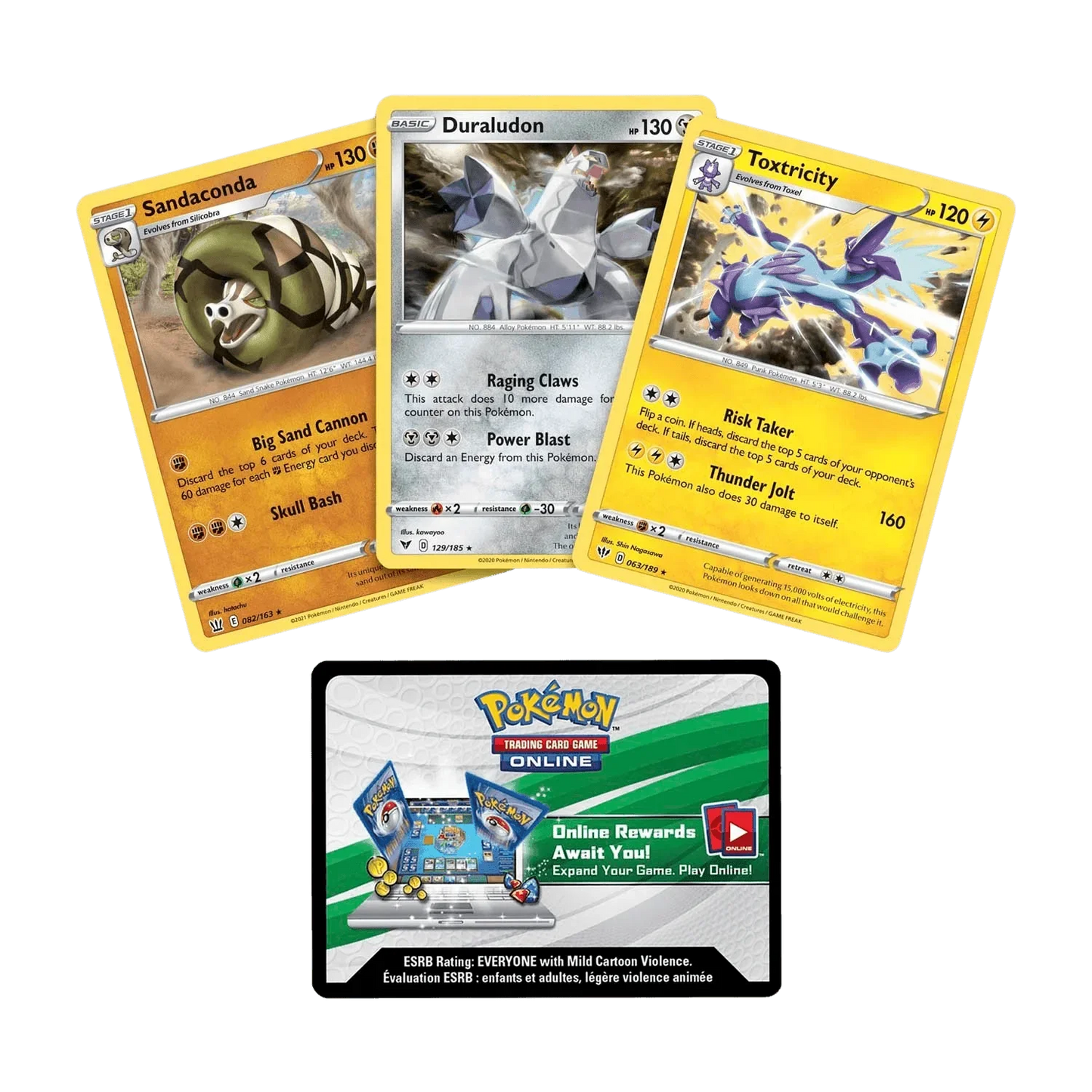 Pokemon TCG - Sword & Shield - Knock Out Collection (Toxtricity, Duraludon & Sandaconda)