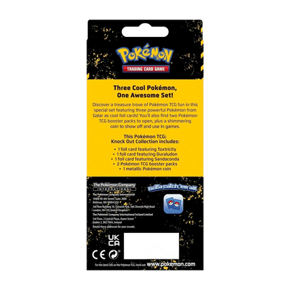 Pokemon TCG - Sword & Shield - Knock Out Collection (Toxtricity, Duraludon & Sandaconda)