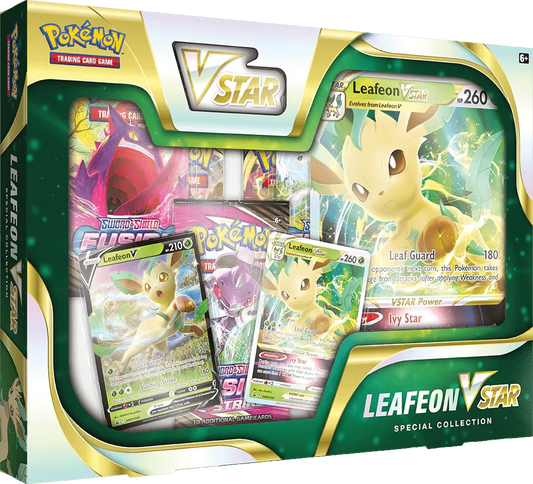 Pokemon TCG - Sword & Shield - Leafeon VSTAR Special Collection Box