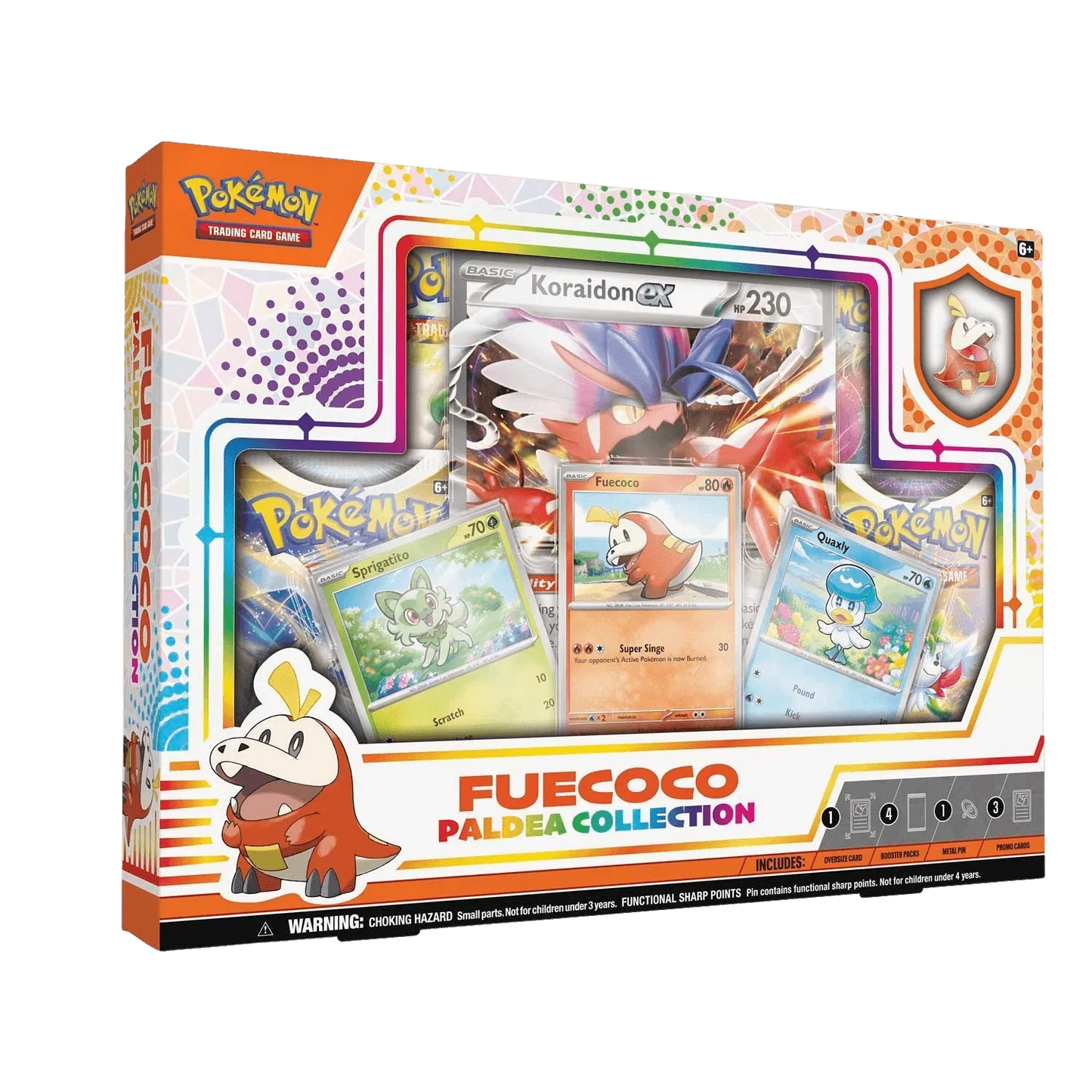 Pokemon TCG - Scarlet & Violet - Paldea Collection Box - Fuecoco