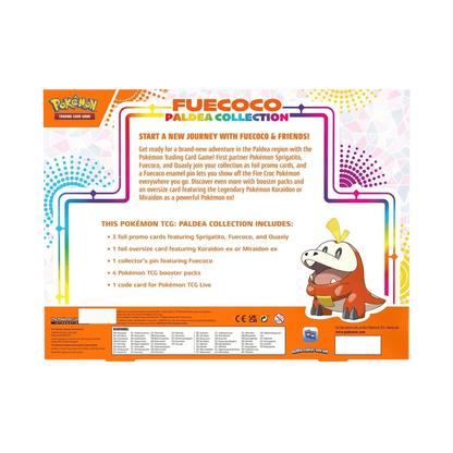Pokemon TCG - Scarlet & Violet - Paldea Collection Box - Fuecoco