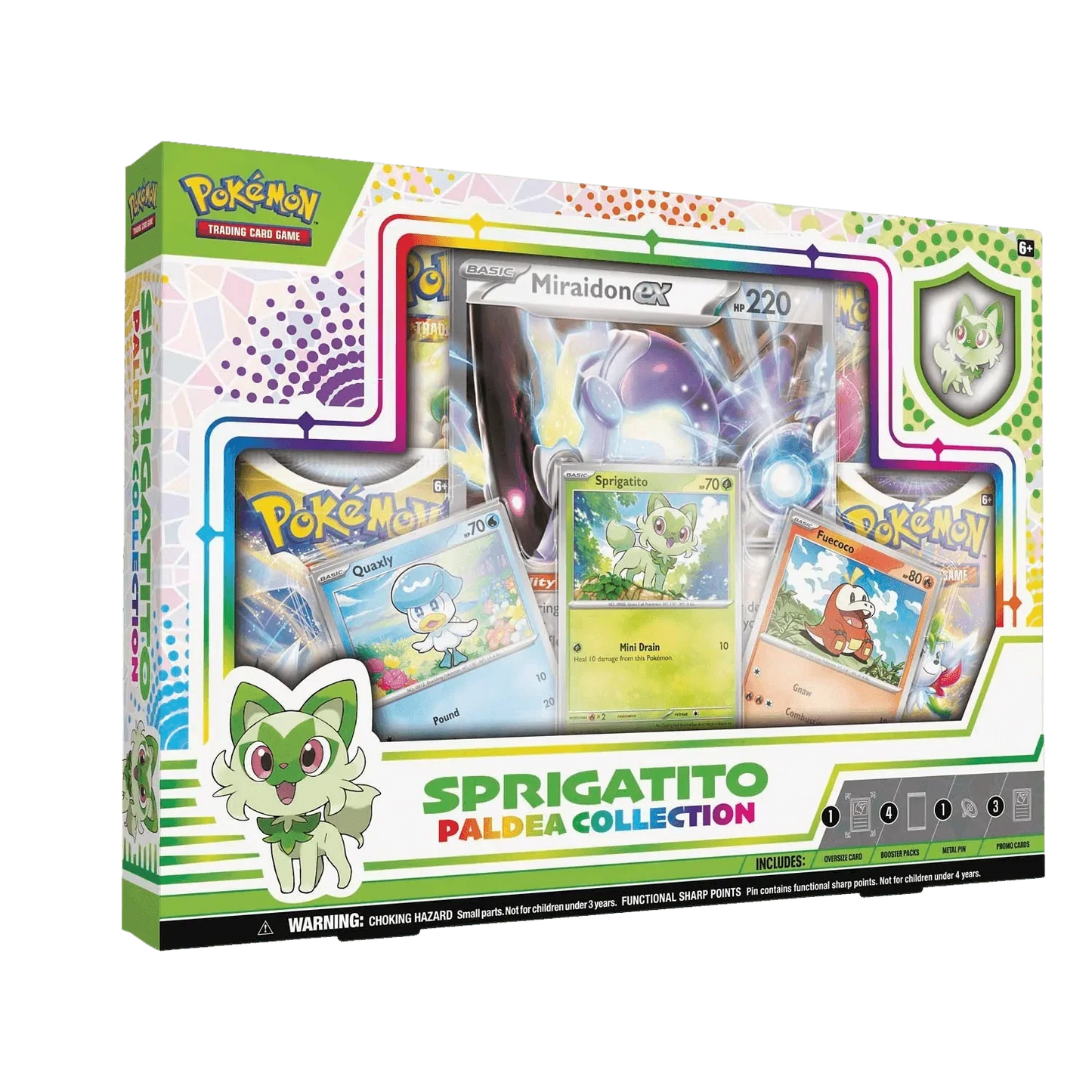 Pokemon TCG - Scarlet & Violet - Paldea Collection Box - Sprigatito