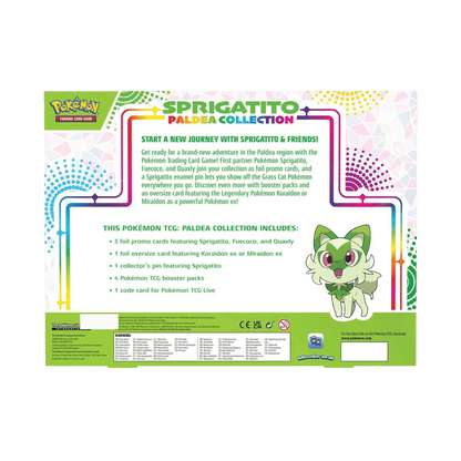 Pokemon TCG - Scarlet & Violet - Paldea Collection Box - Sprigatito