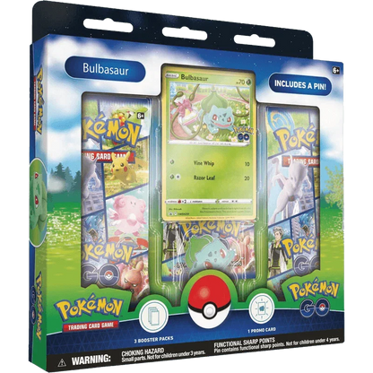Pokemon TCG - Sword & Shield - Pokémon GO - Pin Collection - Bulbasaur