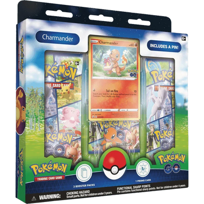 Pokemon TCG - Sword & Shield - Pokémon GO - Pin Collection - Charmander