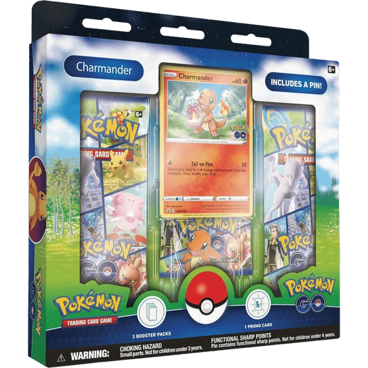 Pokemon TCG - Sword & Shield - Pokémon GO - Pin Collection - Charmander