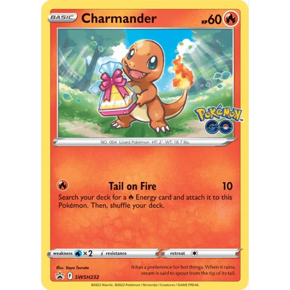 Pokemon TCG - Sword & Shield - Pokémon GO - Pin Collection - Charmander