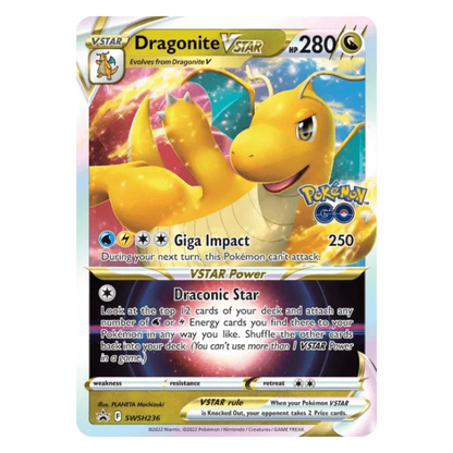 Pokemon TCG - Sword & Shield - Pokémon GO - Premier Deck Holder Collection - Dragonite VSTAR