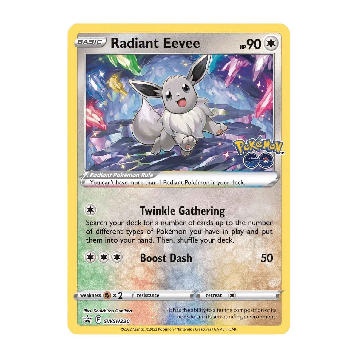 Pokemon TCG - Sword & Shield - Pokémon GO Premium Collection Box - Radiant Eevee