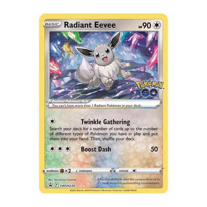 Pokemon TCG - Sword & Shield - Pokémon GO Premium Collection Box - Radiant Eevee