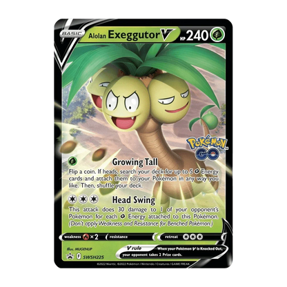 Pokemon TCG - Sword & Shield - Pokémon GO Special Collection Box - Alolan Exeggutor V