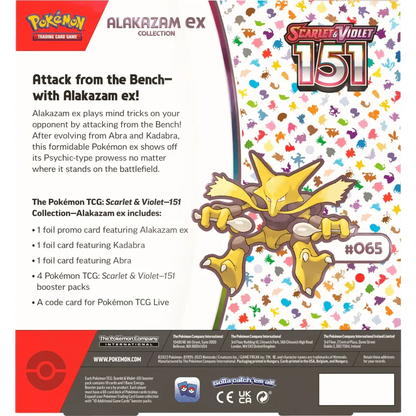 Pokemon TCG - Scarlet & Violet - 151 - Alakazam ex Collection Box