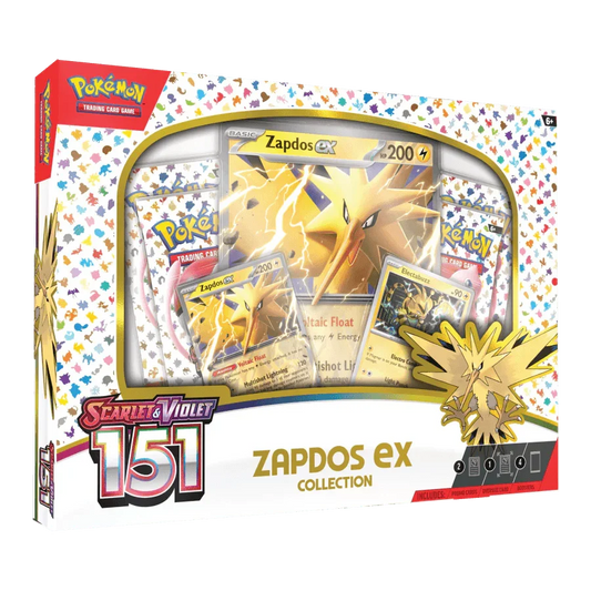 Pokemon TCG - Scarlet & Violet - 151 - Zapdos ex Collection Box