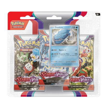 Pokemon TCG - Scarlet & Violet - Base Set - 3-Pack Blister - Dondozo