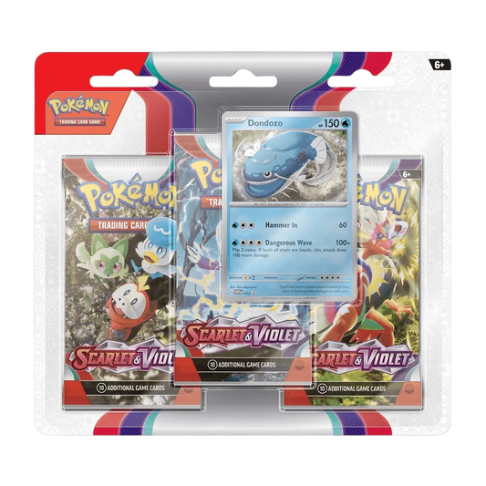 Pokemon TCG - Scarlet & Violet - Base Set - 3-Pack Blister - Dondozo