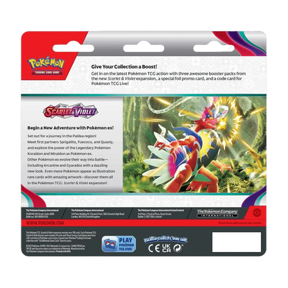 Pokemon TCG - Scarlet & Violet - Base Set - 3-Pack Blister - Dondozo