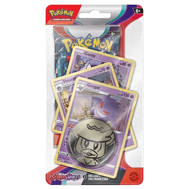 Pokemon TCG - Scarlet & Violet - Base Set - Premium Checklane Blister Pack - Gengar