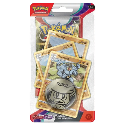 Pokemon TCG - Scarlet & Violet - Base Set - Premium Checklane Blister Pack - Machamp