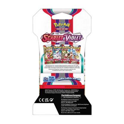 Pokemon TCG - Scarlet & Violet - Base Set - Sleeved Booster Pack