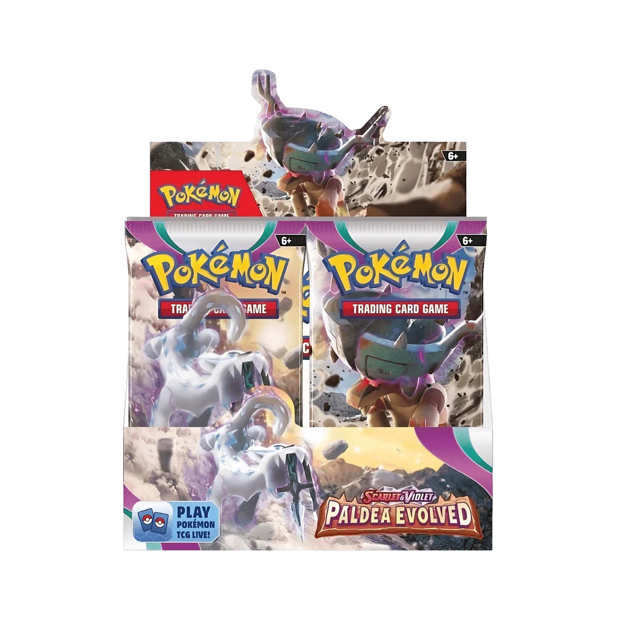Pokemon TCG - Scarlet & Violet - Paldea Evolved Display Case (6x Booster Boxes)