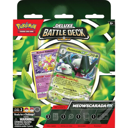 Pokemon TCG - Scarlet & Violet - Deluxe Battle Decks - Meowscarada ex & Quaquaval ex Bundle