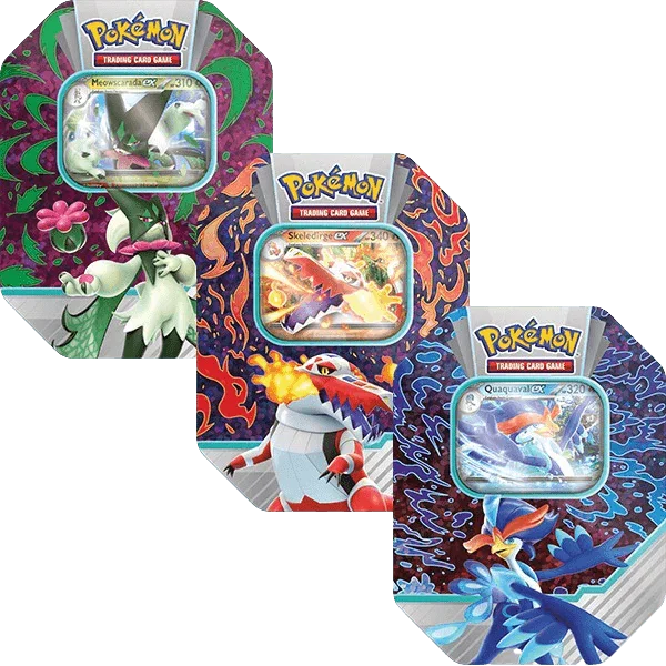 Pokemon TCG - Scarlet & Violet - Paldea Partners Tins - Bundle