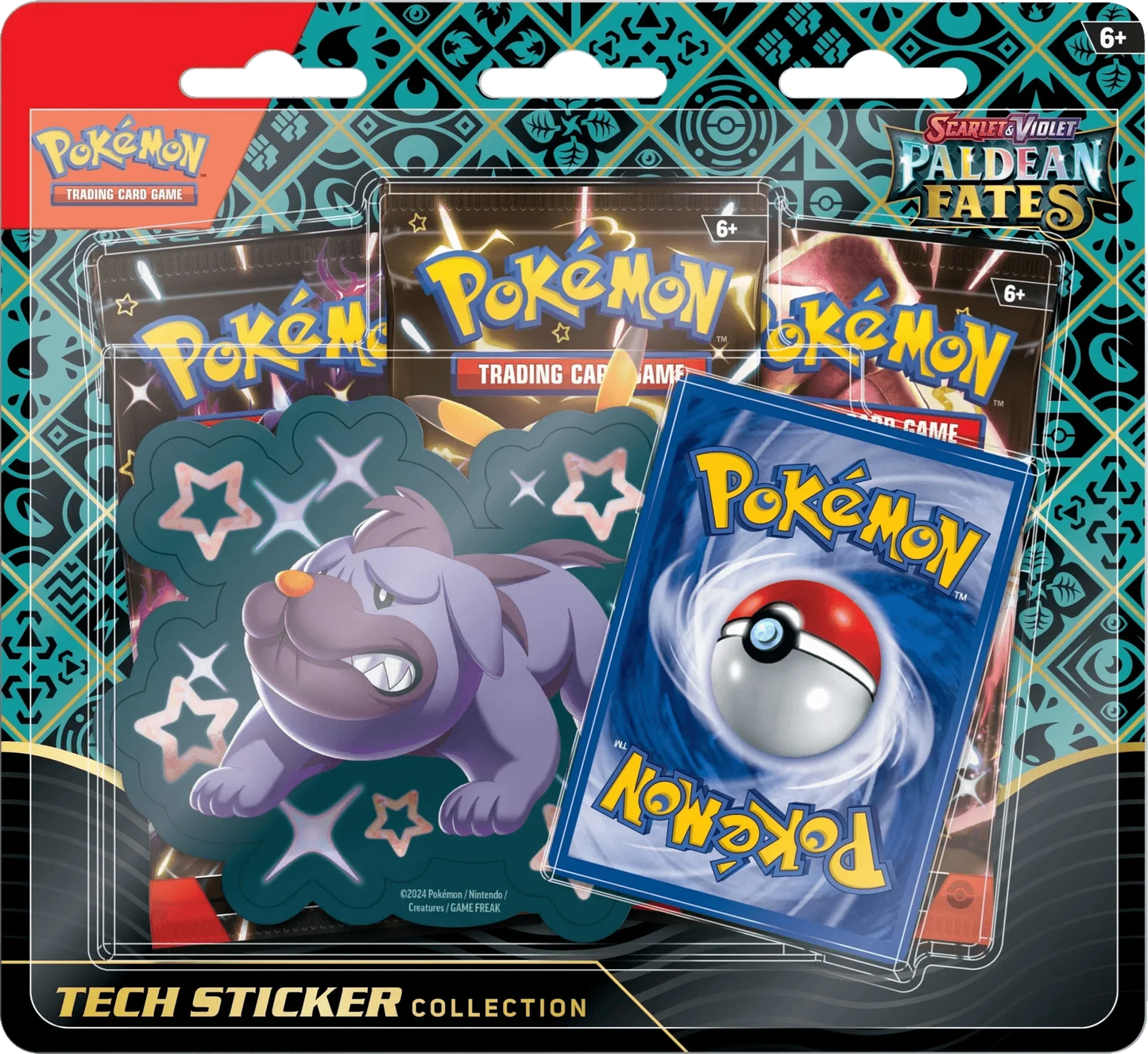 Pokemon TCG - Scarlet & Violet - Paldean Fates - Tech Sticker Collection