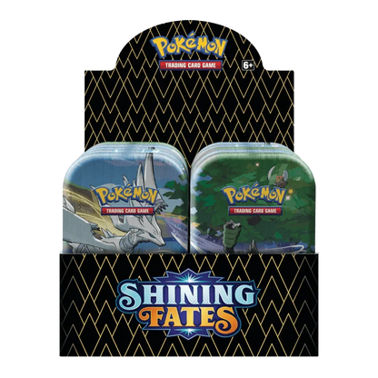 Pokemon TCG - Sword & Shield - Shining Fates - Mini Tin - Display Case (10x Tins)