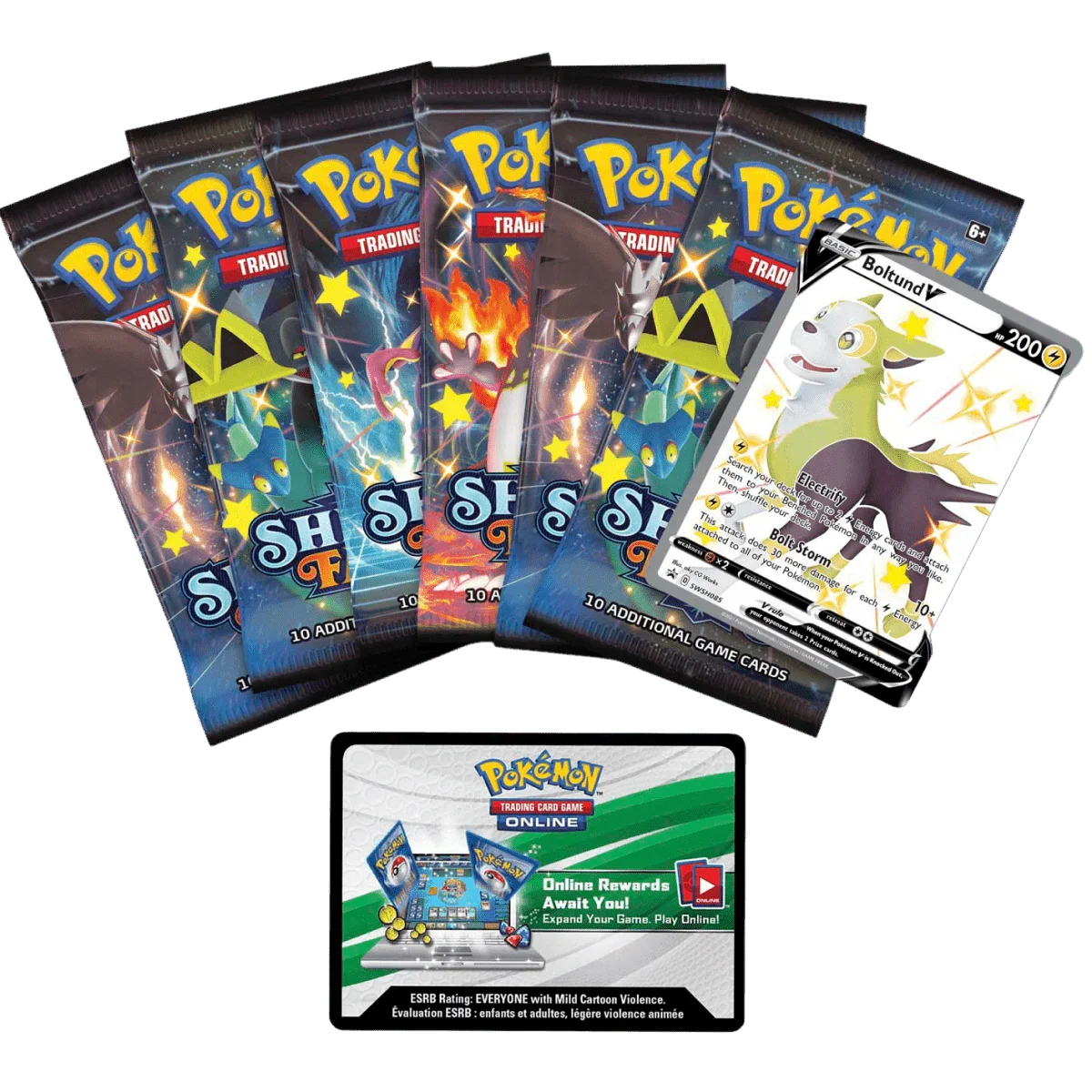 Pokemon TCG - Sword & Shield - Shining Fates - Tin - Boltund V